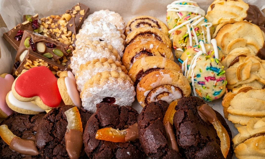 caja de galletas especial para celebraciones 