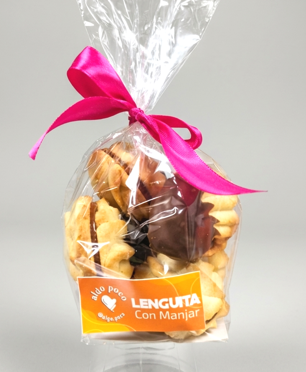 pack de 5 lenguitas con manjar 